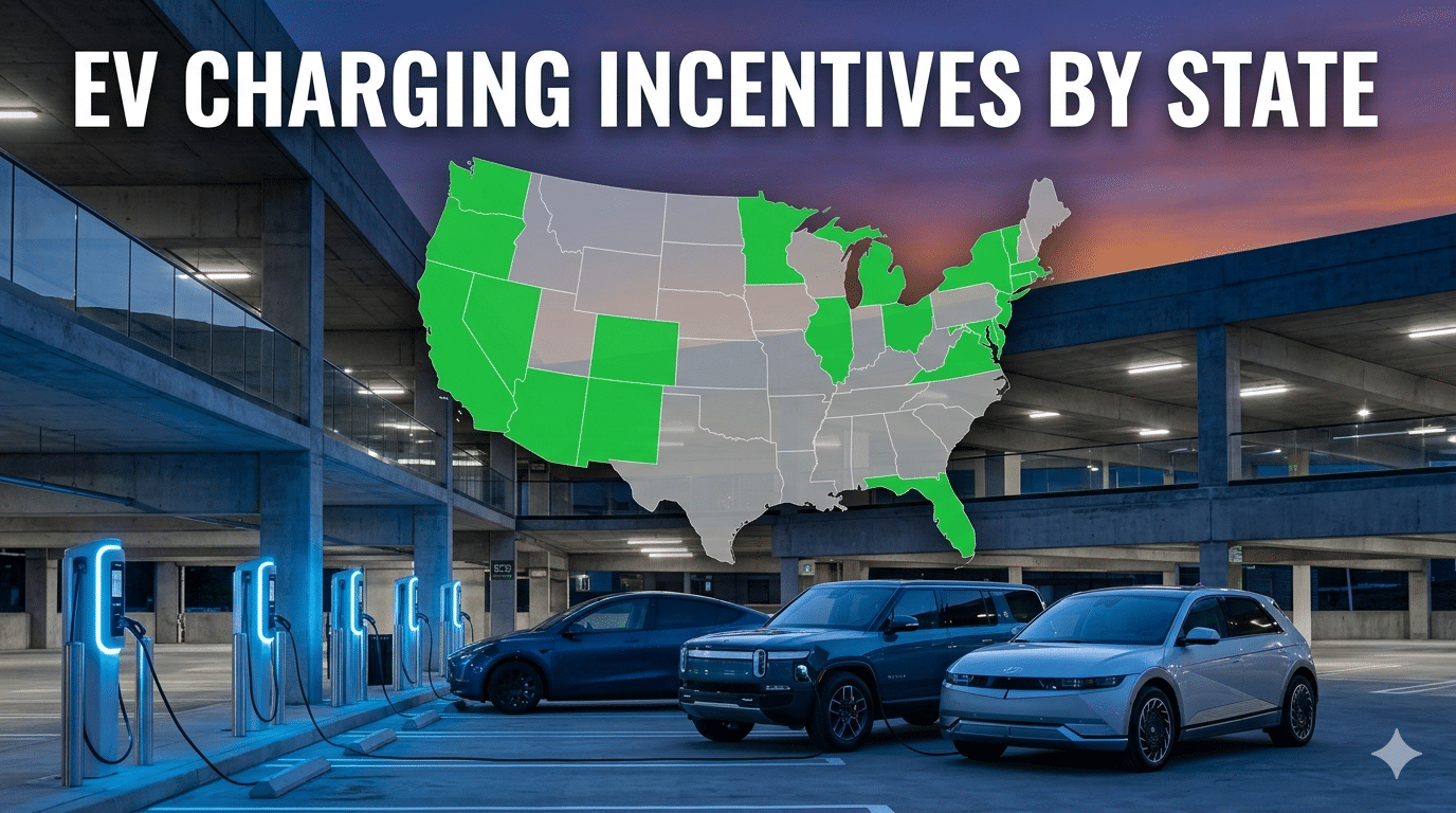 ev charging incentives by state