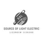 Source of light Electric logo