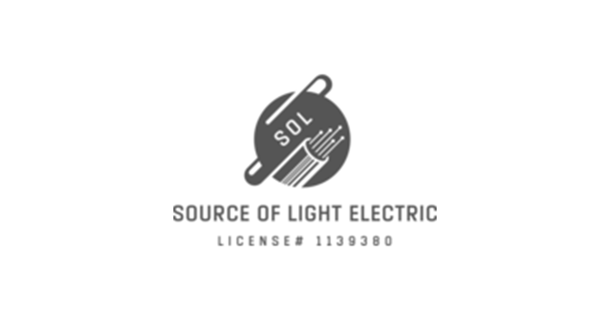 Source of light Electric logo